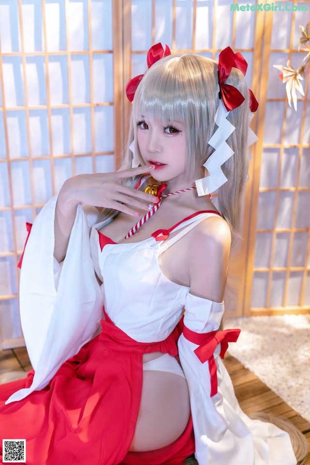 Cosplay 可畏巫女 miko酱 No.090539